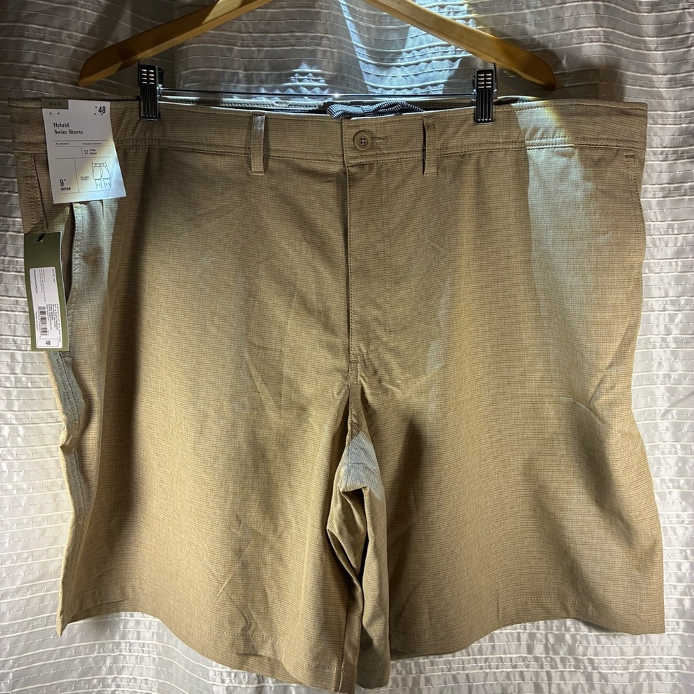 Men's Tan Swim Trunks